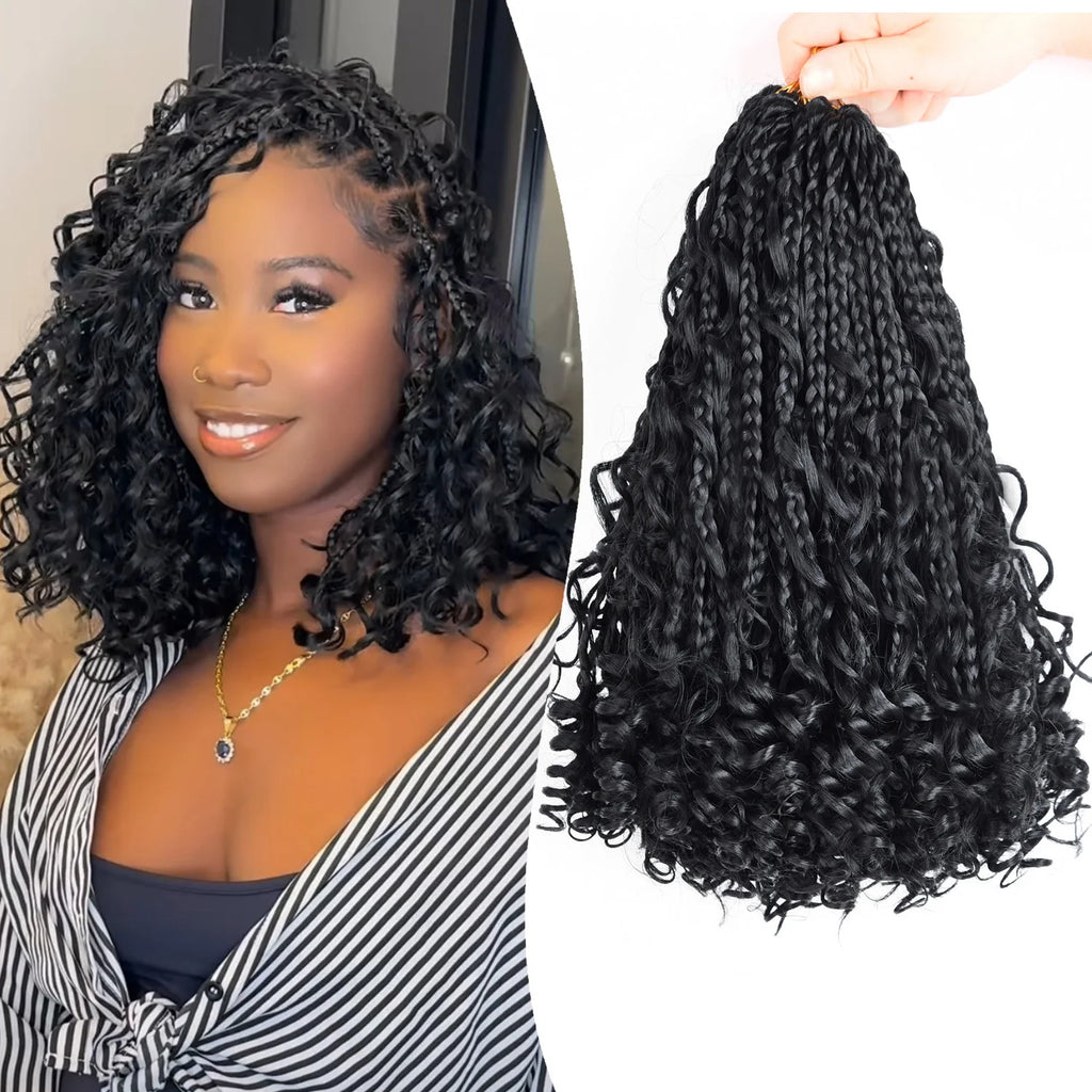 10" Goddess Box Braids Crochet Hair