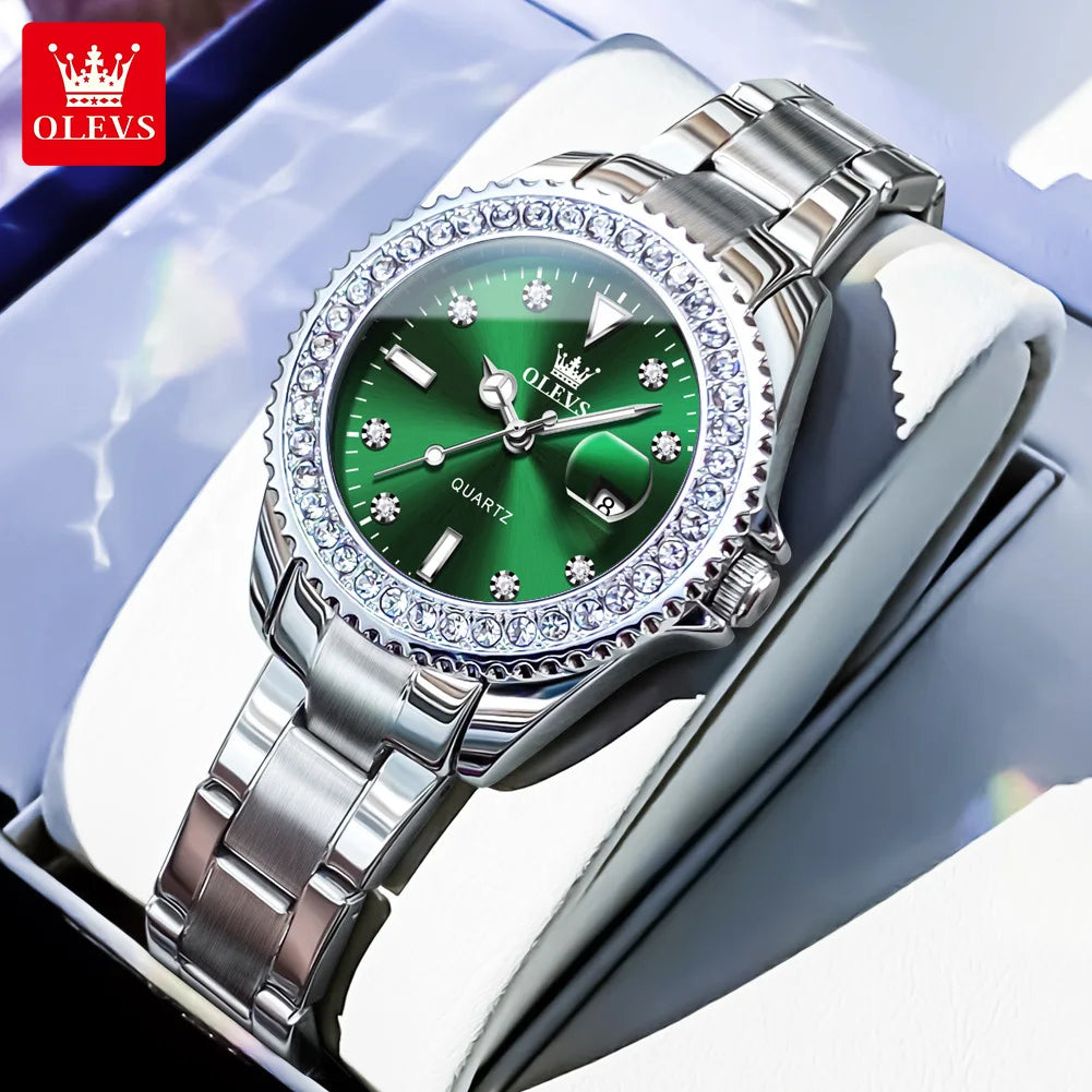 OLEVS Women’s Elegant Quartz Watch Gift Set