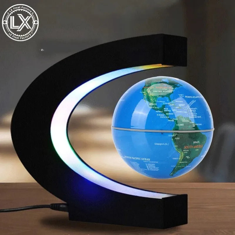 Floating Magnetic Levitation Globe LED World Map Electronic Antigravity Lamp Novelty Ball Light Home Decoration Birthday Gifts