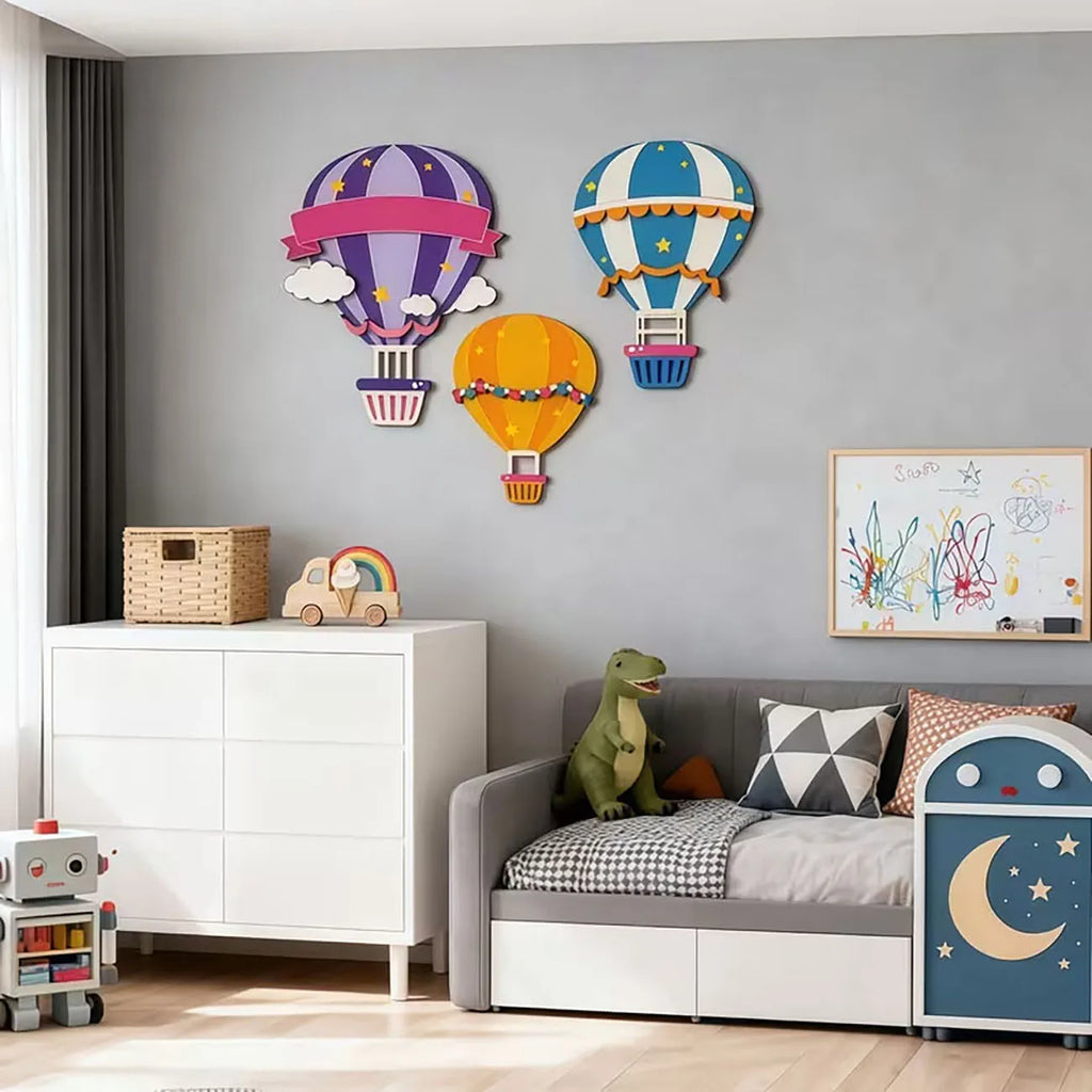 3-Piece Wooden Wall Decoration