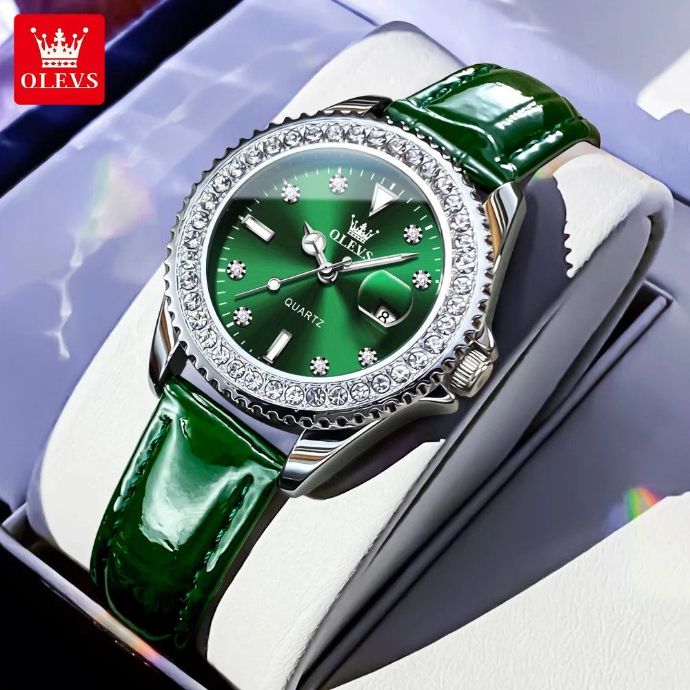 OLEVS Women’s Elegant Quartz Watch Gift Set