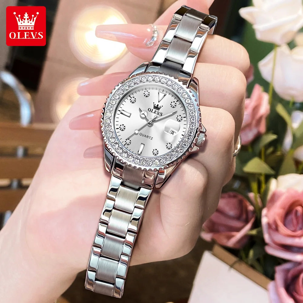 OLEVS Women’s Elegant Quartz Watch Gift Set