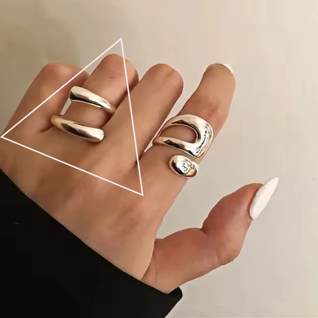 925 Sterling Silver Retro Flower Ring