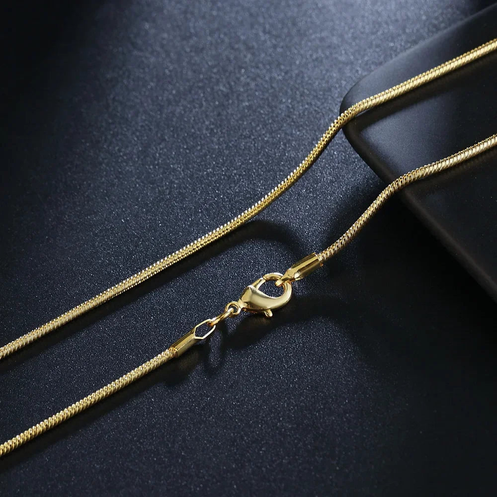 Gold Plated Snake Chain Necklace