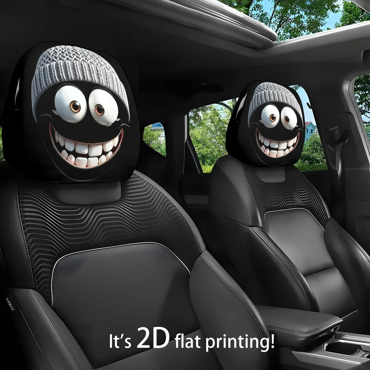 Knitted Car Headrest Covers