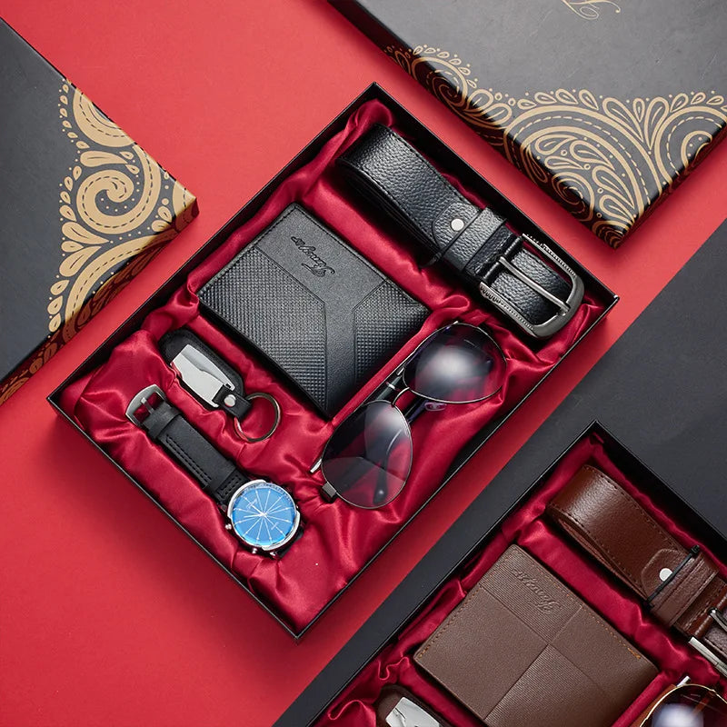 Men’s 6-Piece Watch & Accessories Gift Set