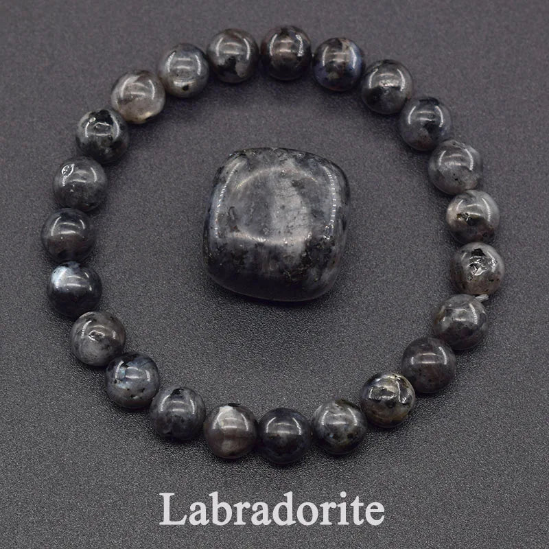Natural Lapis Lazuli Bead Bracelet – Elegant Design for Men & Women