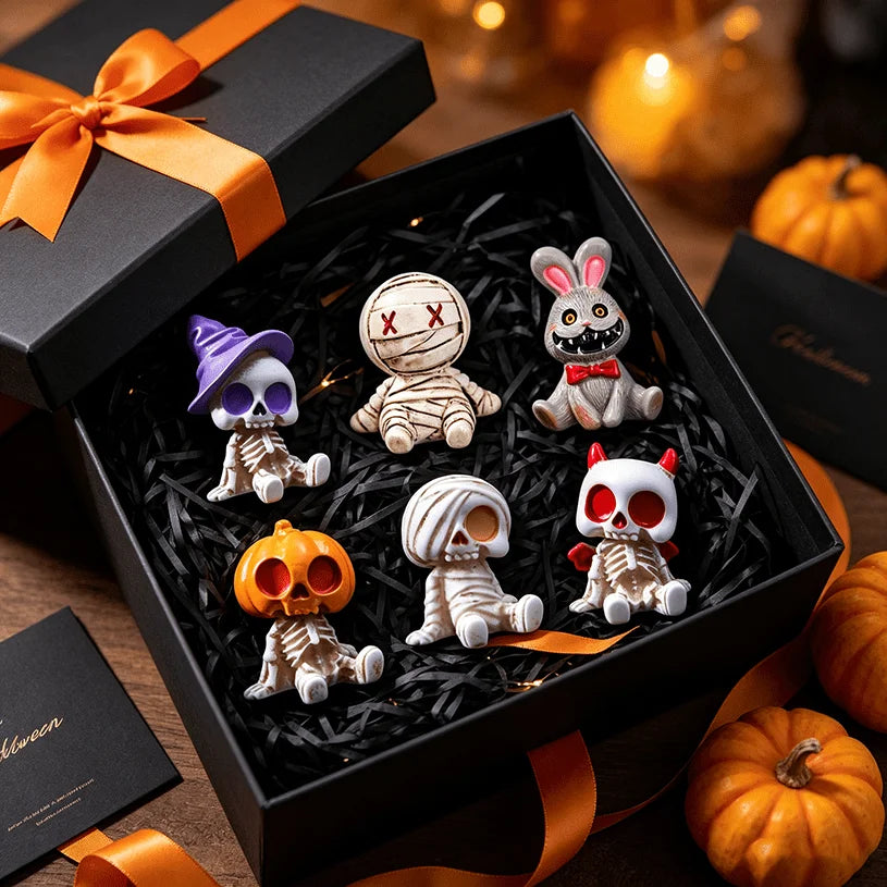 Skeleton and Mummy Figurines