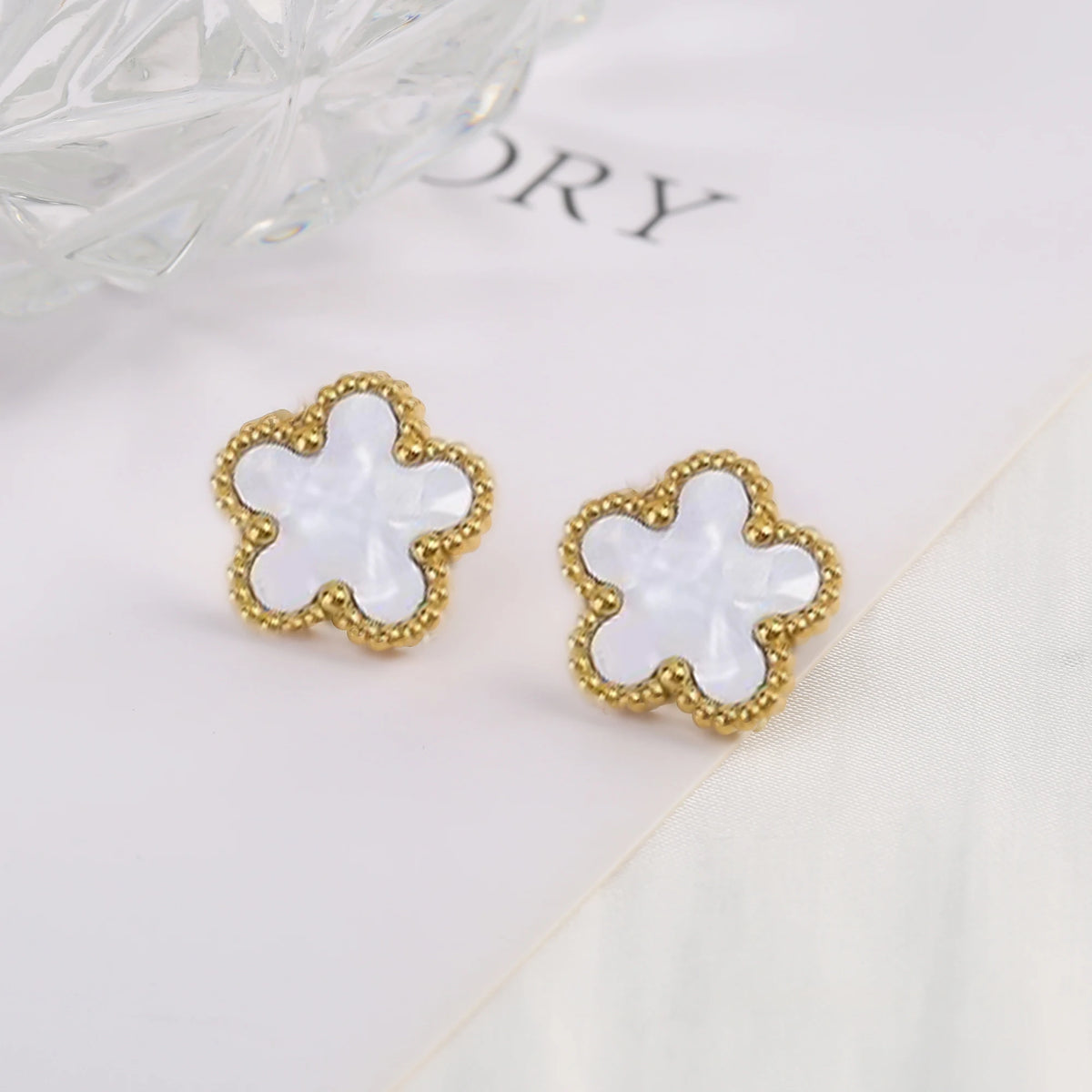 Clover Flower Adjustable Stainless Steel Bracelet