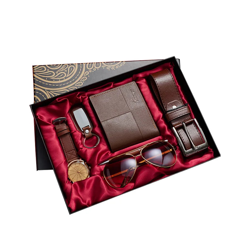 Men’s 6-Piece Watch & Accessories Gift Set