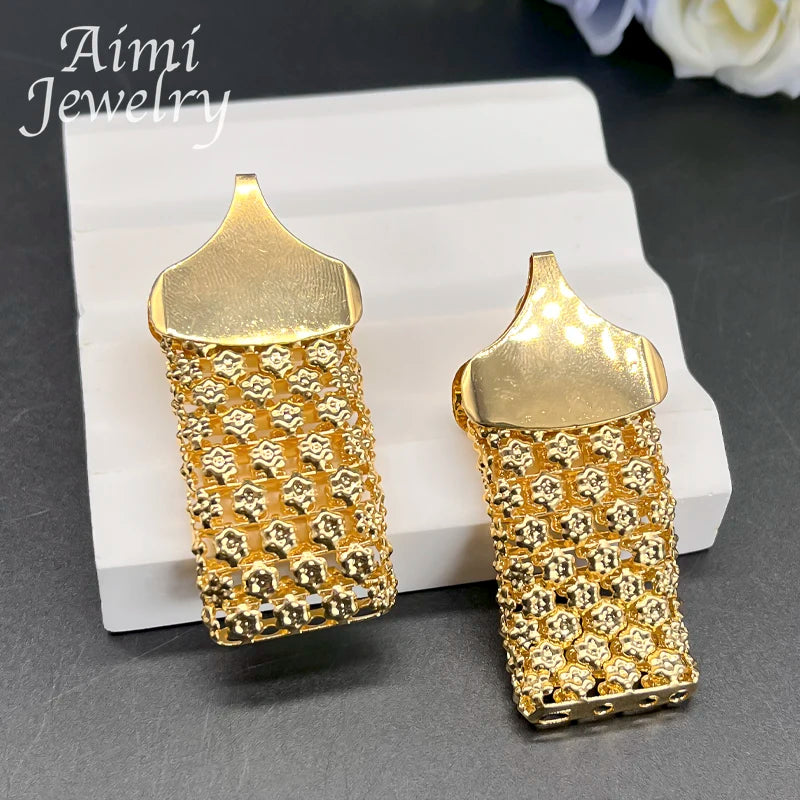 Gold-Tone Necklace, Bracelet and Earring Set