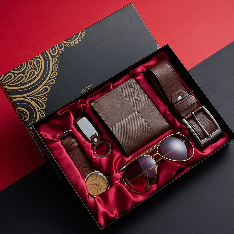 Men’s 6-Piece Watch & Accessories Gift Set