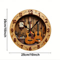 Guitar and Music Wall Clock
