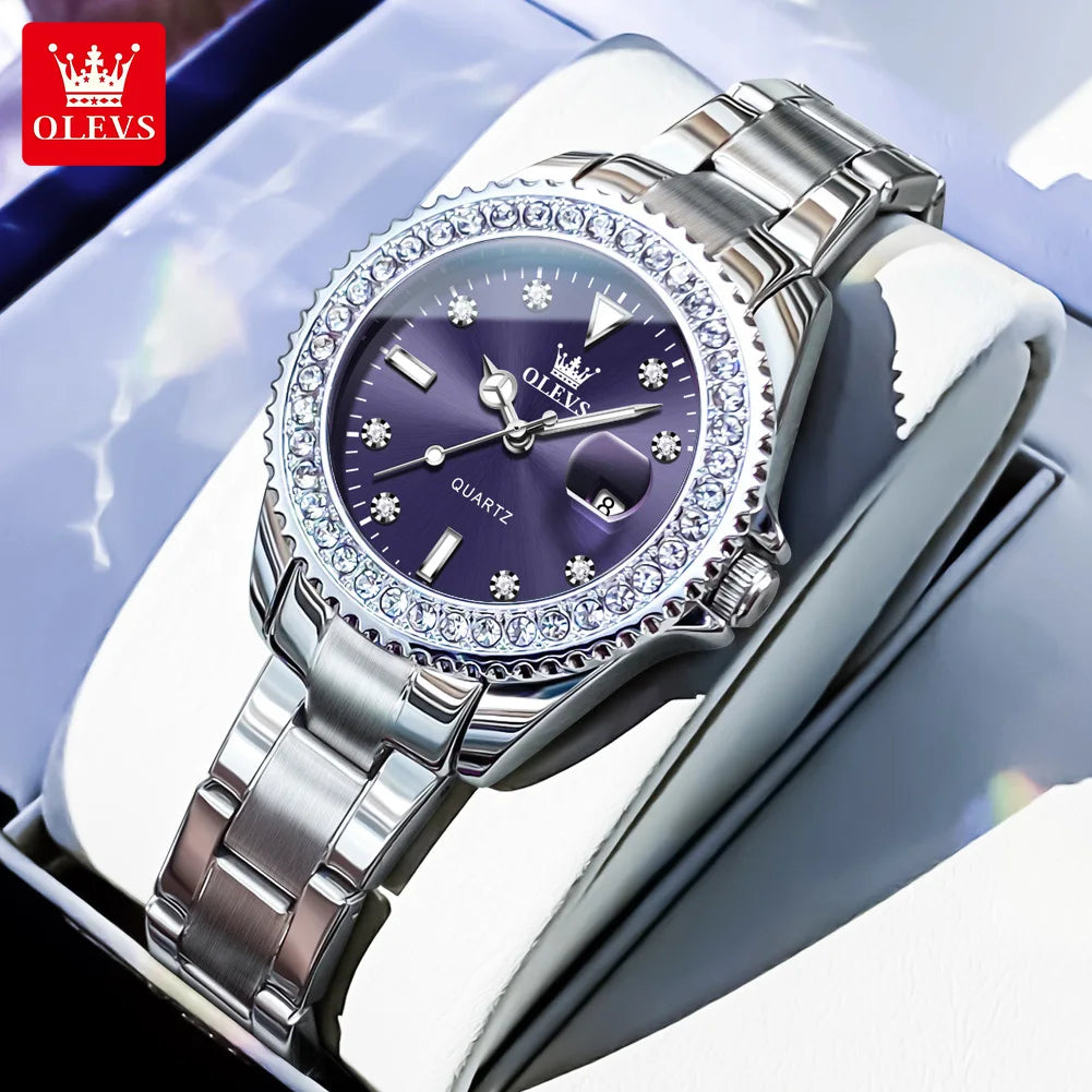 OLEVS Women’s Elegant Quartz Watch Gift Set