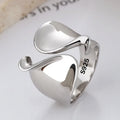 Elegant 925 Sterling Silver Adjustable Ring