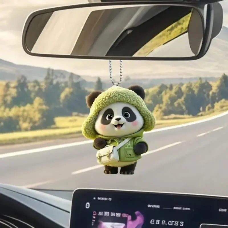 Panda Acrylic Keychain