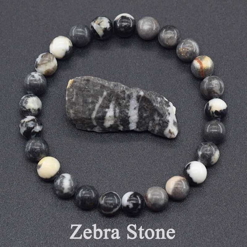 Natural Lapis Lazuli Bead Bracelet – Elegant Design for Men & Women