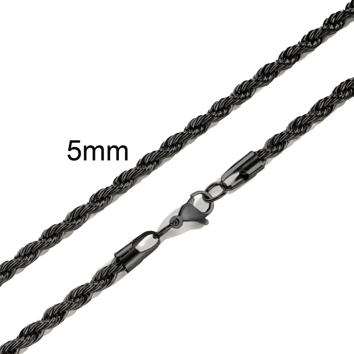 Punk Vintage Gold Rope Chain Necklace