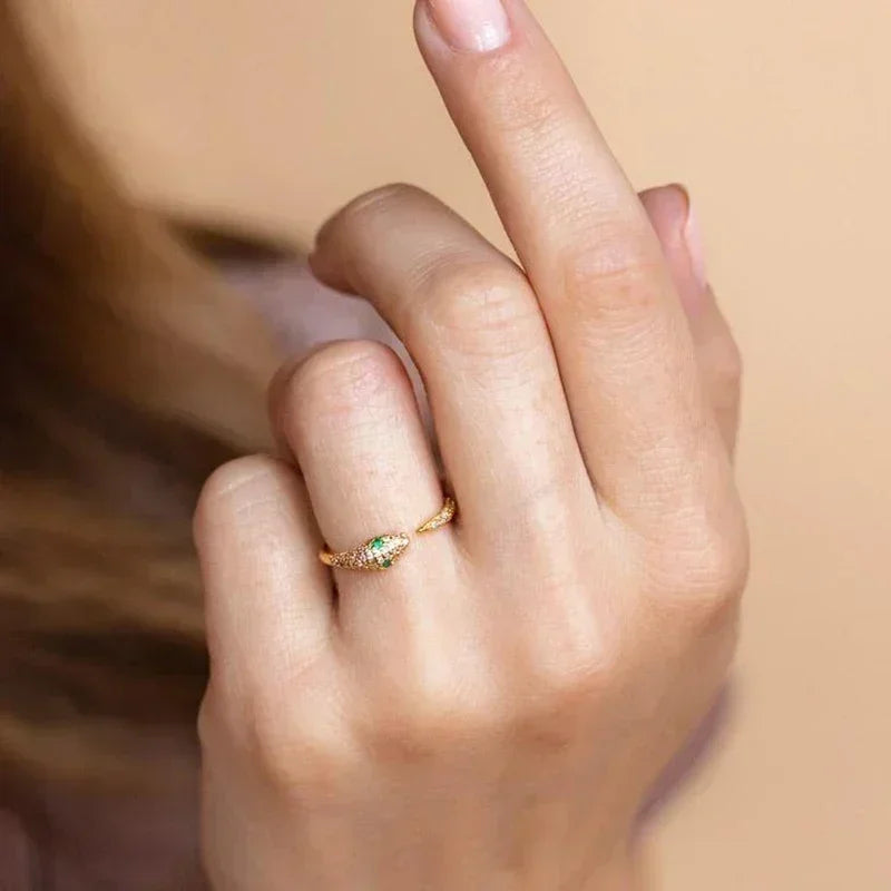 24K Gold-Plated Adjustable Hug Ring