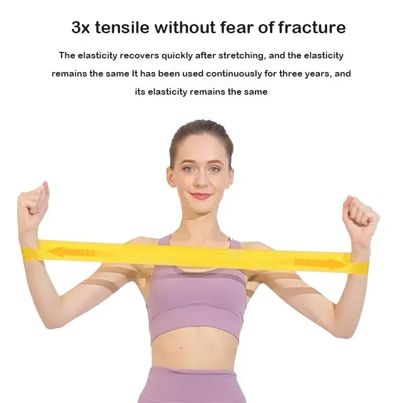 Yoga Resistance Loop Bands, 5 Pcs