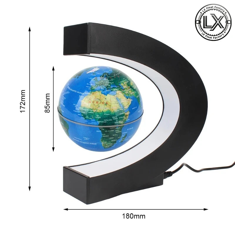 Floating Magnetic Levitation Globe LED World Map Electronic Antigravity Lamp Novelty Ball Light Home Decoration Birthday Gifts