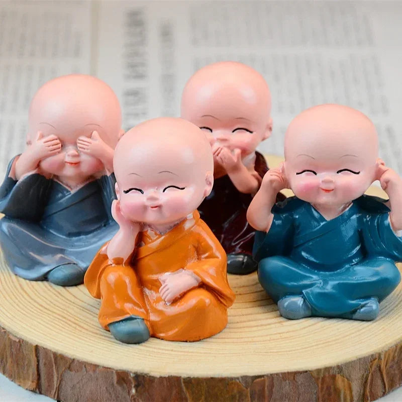 Monk Figurine Set