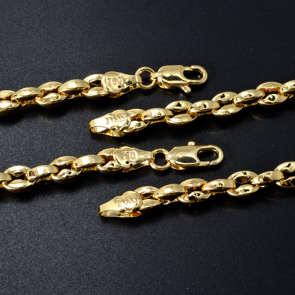 Wide Interwoven Link Necklace