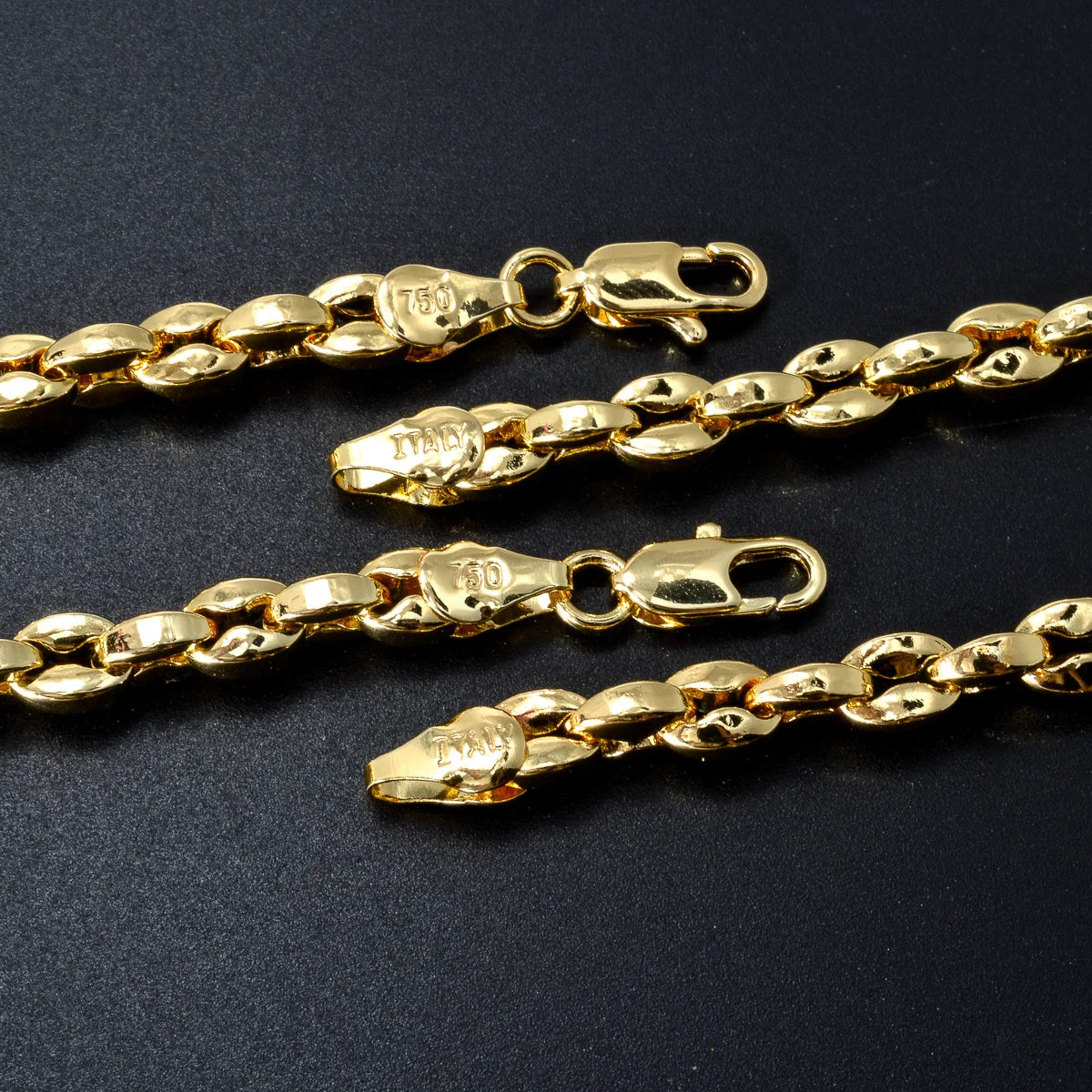 Wide Interwoven Link Necklace