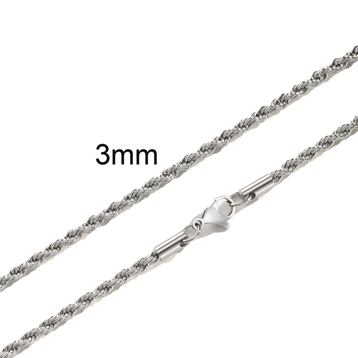Punk Vintage Gold Rope Chain Necklace