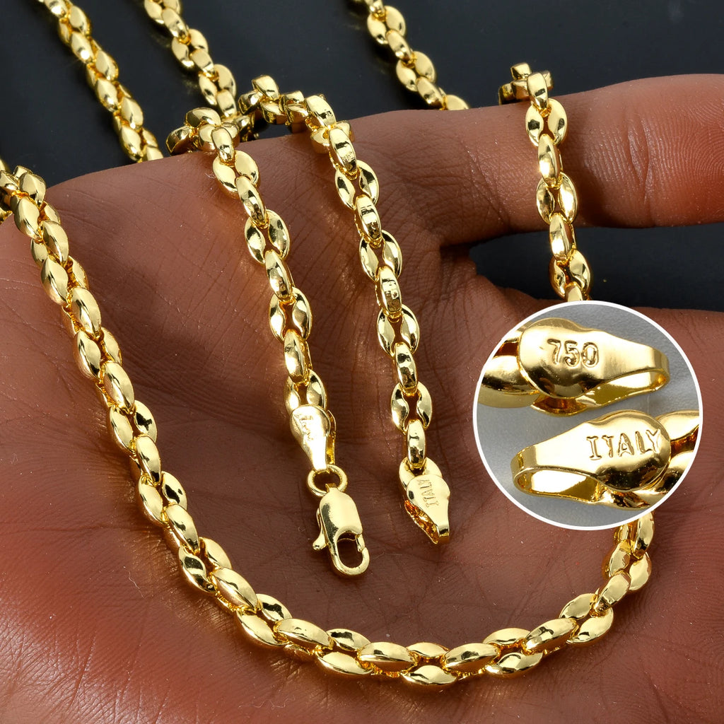 Wide Interwoven Link Necklace