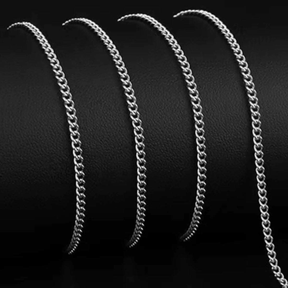 3 mm Cuban Chain Necklace