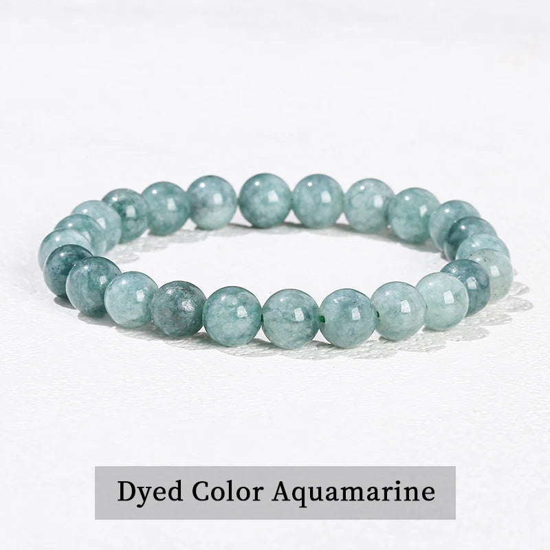Natural Stone Bead Bracelet – Amethyst, Tiger Eye & Crystal Design for Men & Women