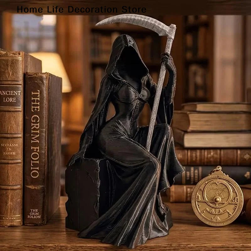 Sitting Reaper Figurine