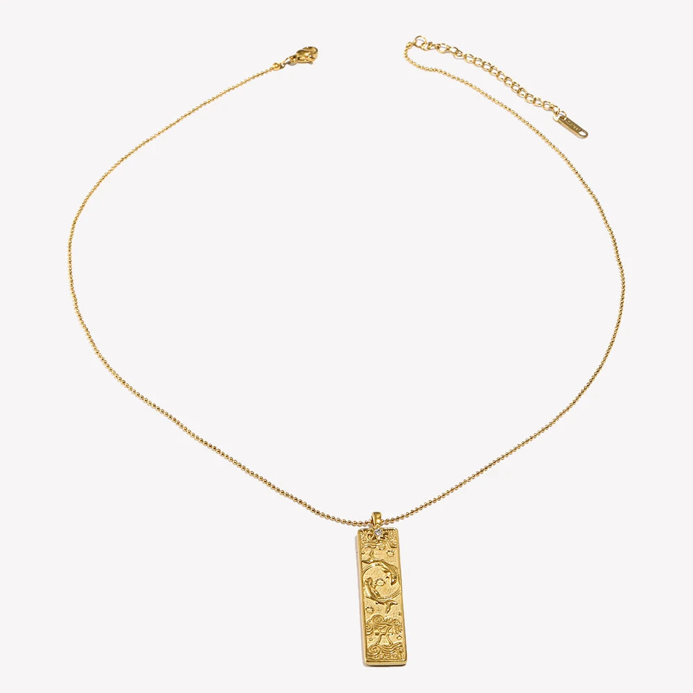 18K Gold Plated Zodiac Necklace