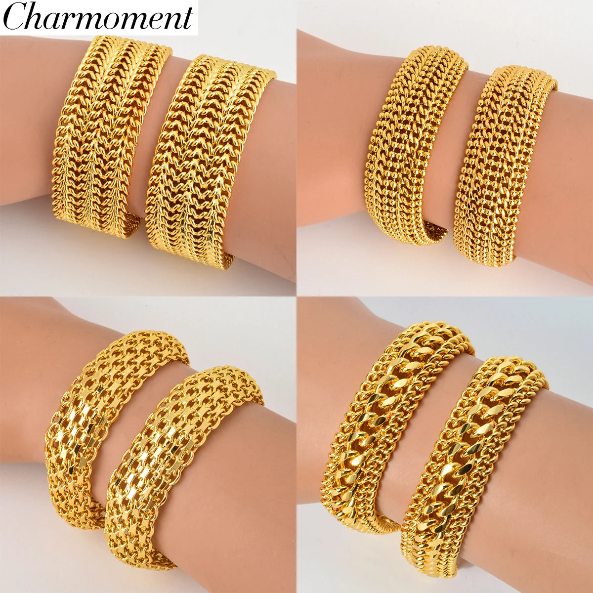 18K Gold Plated Miami Curb Chain Bracelet