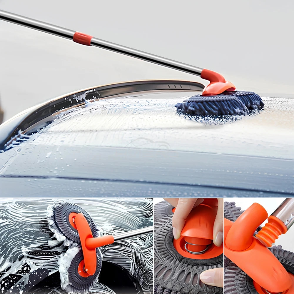 Car Cleaning Wash Kit Microfiber Brush Mop