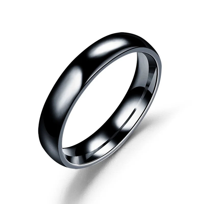 6mm Titanium Unisex Minimalist Wedding Ring