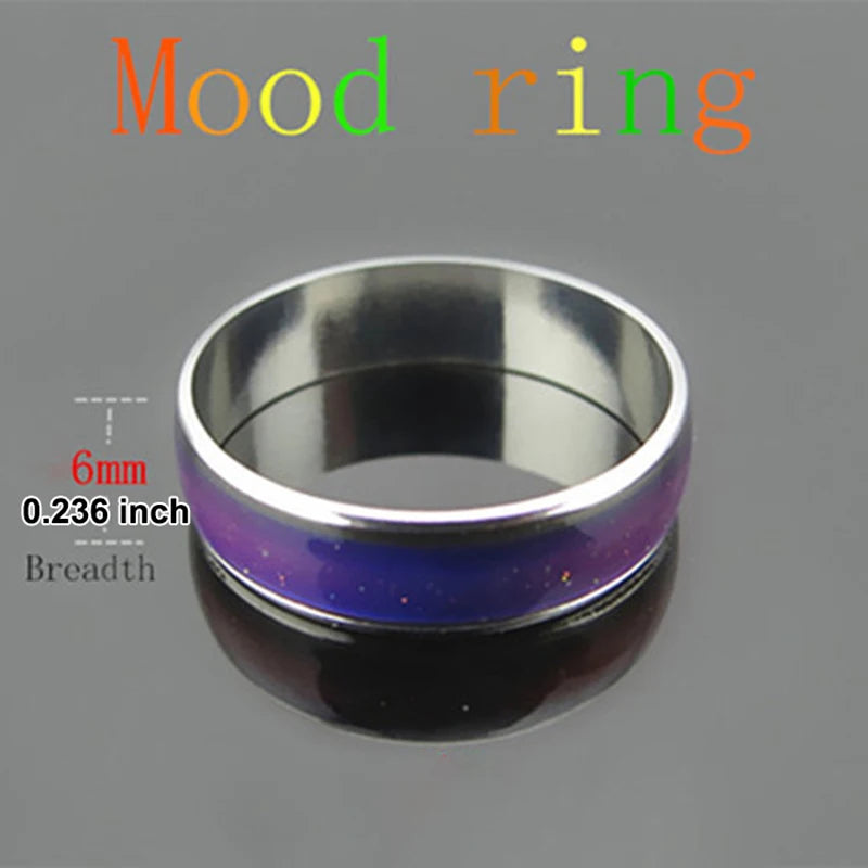 Stainless Steel Color Changing Mood Ring