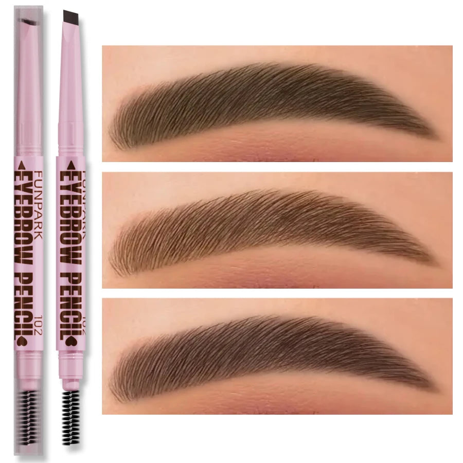 2-in-1 Waterproof Eyebrow Pencil