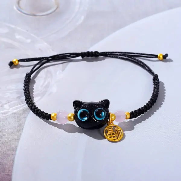 Cute Resin Star Bracelet – Braided Design for Men & Women