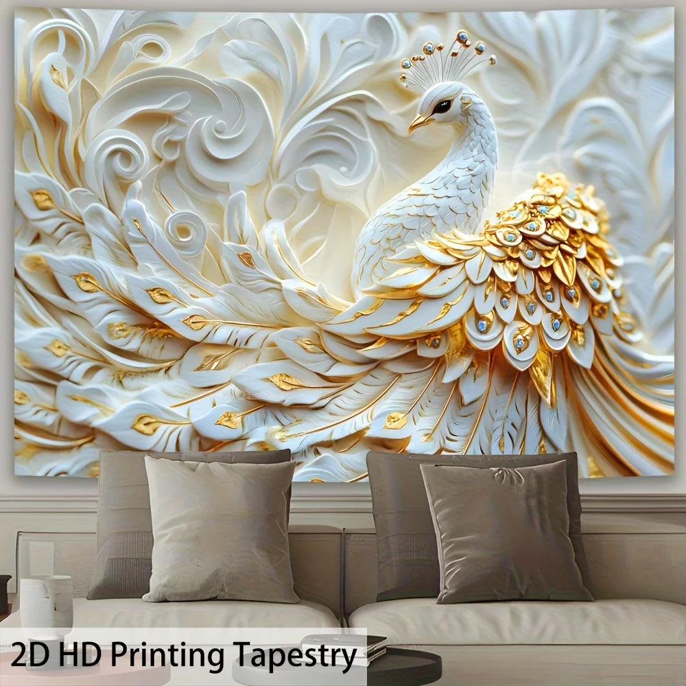 Peacock Feather Tapestry