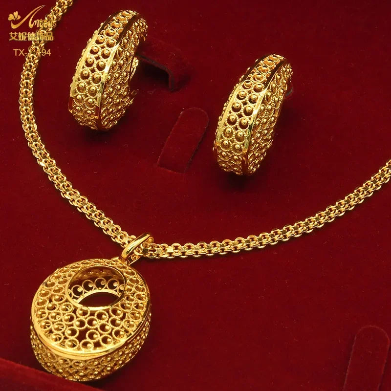 24K Gold Plated Jewelry Set
