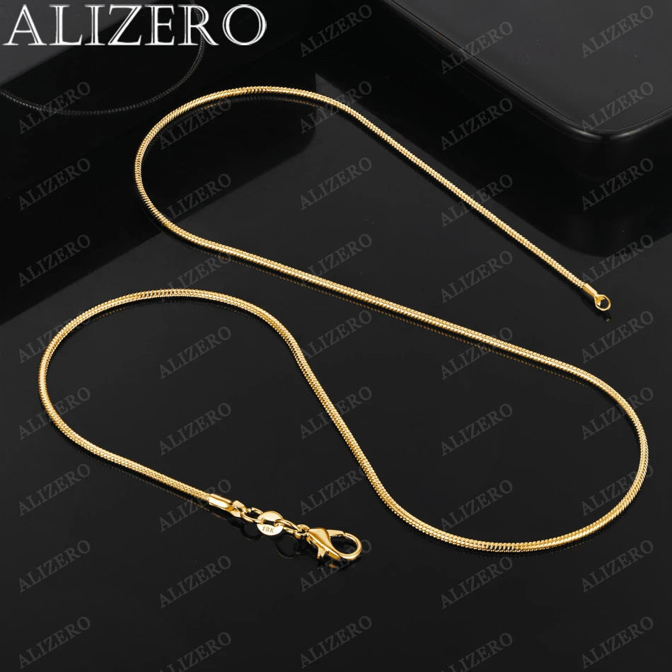 Gold Plated Snake Chain Necklace